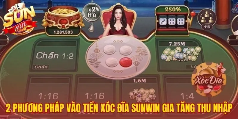 Kỹ thuật vào tiền trong 5 công thức chơi Xóc Đĩa SUNWIN